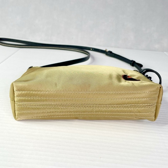 Dooney & Bourke Vintage Small Beige Nylon Leather Crossbody Purse Handbag 1975 - Picture 3 of 16